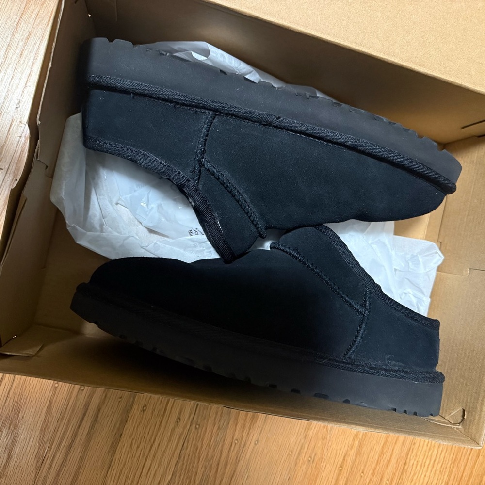 UGG Women’s Black Classic Slippers